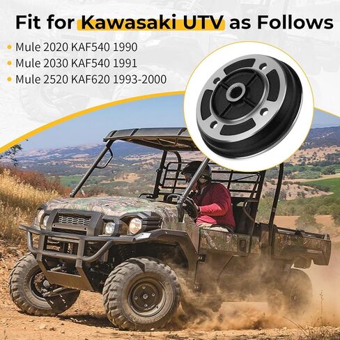 M Mati Front Wheel Brake Hub Fit for Kawasaki Mule 2020 Mule 2030 Kaf540 1990-1991 Mule 2520 Kaf620 1993-2000 41038-1219 in Saudi Arabia
