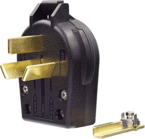 AIDA 10-30R Dryer Outlet 30-Amp 3-Pole, 3-Wire 125/250-Volts Non-grounding Heavy Duty Flush Mount Power Receptacle for Dryer, Space Heaters, UL Listed, 030626 in Saudi Arabia