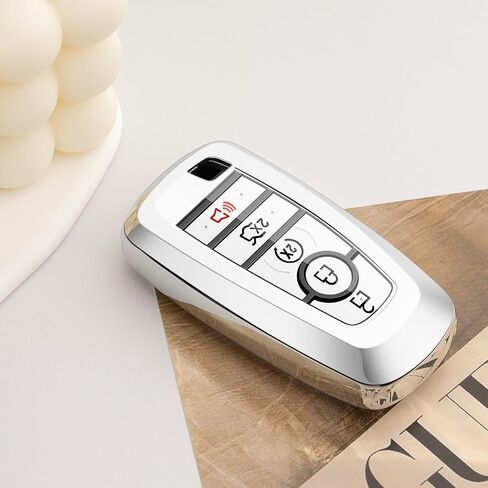 تغطية مفتاح السيارة FOB متوافق مع Lincoln و Ford Key Case Protector Expensory 2022 2023 2024 2025 Aviator Corsair Nautilus Nautigator Bronco Edge Escape Explorer Explorer Maverick Muveric in Kuwait