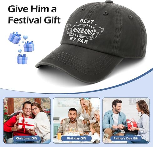 Father's Day Birthday Gift for Man Baseball Cap Dad Husband Son Uncle Brothers Grandpa Boss Teacher Fishing Camping Game Hat in Saudi Arabia