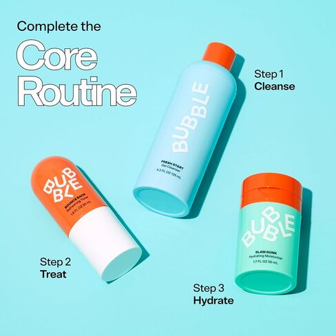 Bubble Skincare Slam Dunk Hydrating Facial Moisturizer - Natural Aloe Juice + Avocado Oil for Skin Hydration and Blue Light Protection - Daily Face Moisturizer for Sensitive Skin (50ml) in Saudi Arabia