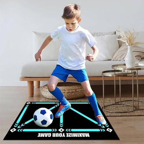 AllStyle By Patel Soccer Football Footstep Training Mat – Non-Slip, Silent, Improves Speed, Strength & Coordination for All Ages & Levels (Classic Edition) in Saudi Arabia