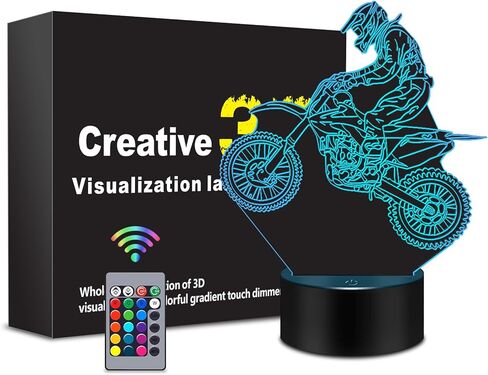 كرة القدم 3D Night Light ، مصباح الوهم ثلاثي الأبعاد مع التحكم عن بعد 16 ألوان تغيير ، ملحقات كرة القدم أشياء ألعاب ديكور للبنات المعجبين in Kuwait