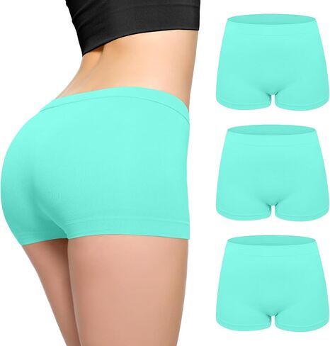 Love My Fashions® Boy Shorts Underwear for Women Anti Chafing Boxer Shorts Ladies Boxer Briefs Biker Short Boyshorts 3-Pack in Saudi Arabia