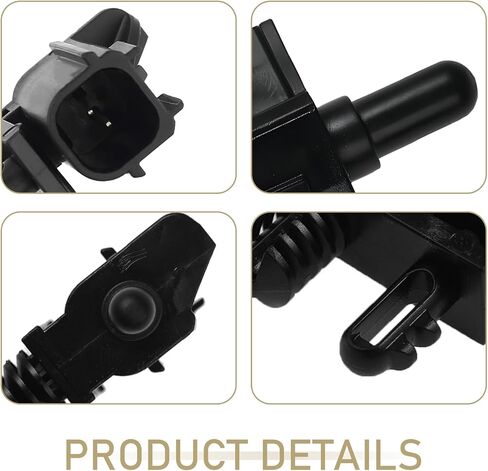 Ambient Air Temperature Sensor, External Standard Temperature Sensor, AU5Z12A647B AU5Z-12A647-B Outdoor Temperature Sensor Replacement, Compatible with Ford Lincoln (Black) in Saudi Arabia