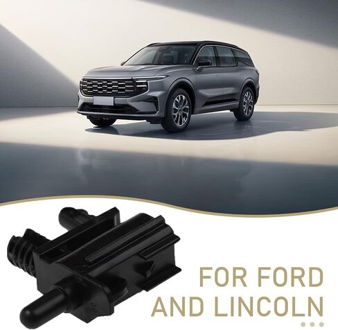 Ambient Air Temperature Sensor, External Standard Temperature Sensor, AU5Z12A647B AU5Z-12A647-B Outdoor Temperature Sensor Replacement, Compatible with Ford Lincoln (Black) in Saudi Arabia