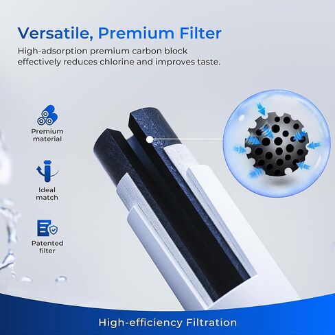 Waterdrop DA97-17376B Replacement for Samsung HAF-QIN/EXP, Refrigerator Water Filter, 4 Filters in Saudi Arabia