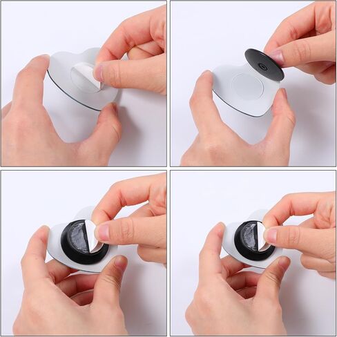 4 Pcs Heart Blind Spot Mirror, Adjustabe Angle Removable Convex Rearview Mirrors, Universal Fit Stick-On Car Side Mirrors Blindspot Heart Shaped Blind Spot Mirror for Cars SUVs Trucks-Cars Accessories in Saudi Arabia