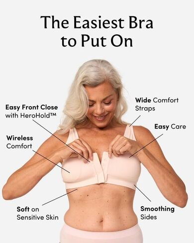 LIBERARE Easy On Wireless Front Closure Bra Comfort Sculpt Adaptive Bra for Women in Saudi Arabia