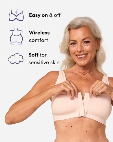 LIBERARE Easy On Wireless Front Closure Bra Comfort Sculpt Adaptive Bra for Women in Saudi Arabia