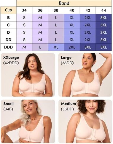 LIBERARE Easy On Wireless Front Closure Bra Comfort Sculpt Adaptive Bra for Women in Saudi Arabia