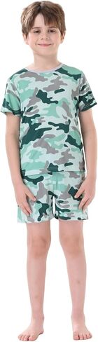 Bow Dream Rayon Bamboo Toddler Boys Outfits Baby Boy Clothing Sets Short Sleeve T-Shirt and Shorts in Saudi Arabia