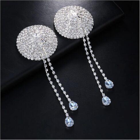 Rhinestone Body Jewelry Festival Nipple Stickers Crystal Breast Cover Chest Stickers Accessories Jewelry for Women in Saudi Arabia