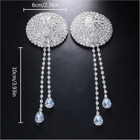 Rhinestone Body Jewelry Festival Nipple Stickers Crystal Breast Cover Chest Stickers Accessories Jewelry for Women in Saudi Arabia