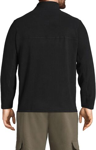 Lands' End Mens T100 Fleece Quarter Zip Radiant Navy Regular Medium in Saudi Arabia