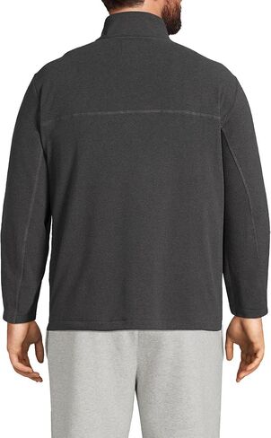 Lands' End Mens T100 Fleece Quarter Zip Radiant Navy Regular Medium in Saudi Arabia