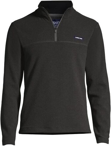 Lands' End Mens T100 Fleece Quarter Zip Radiant Navy Regular Medium in Saudi Arabia