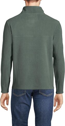 Lands' End Mens T100 Fleece Quarter Zip Radiant Navy Regular Medium in Saudi Arabia