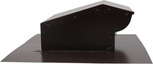 Rooftop Exhaust Vent Cap with Damper (8 Inch, Black) in Saudi Arabia
