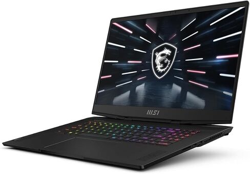 MSI Stealth GS77 17.3" QHD 240Hz Ultra Thin & Light Gaming Laptop: Intel Core i7-12700H RTX 3080 Ti 32GB DDR5 1TB NVMe SSD, USB-Type C, Thunderbolt 4, CNC Aluminum, Win11 Pro: Core Black 12UHS-083 in Saudi Arabia