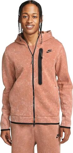 Nike Sportswear Tech Fleece Men's Full-Zip Hoodie (Medium, Lime Ice/Heather) in Saudi Arabia