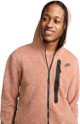Nike Sportswear Tech Fleece Men's Full-Zip Hoodie (Medium, Lime Ice/Heather) in Saudi Arabia