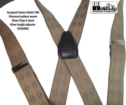 شركة تعليقات Series Jacquard Series Hold-Up للرجال على غرار X-Back مع مقاطع أسود بدون انزلاق سوداء براءة اختراع in Kuwait
