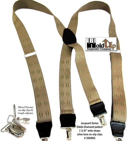 شركة تعليقات Series Jacquard Series Hold-Up للرجال على غرار X-Back مع مقاطع أسود بدون انزلاق سوداء براءة اختراع in Kuwait