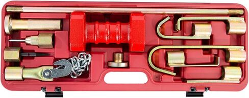 Oemtools 25922 Dent Puller Kit ، مجموعة إزالة العاج من الفولاذ المزورة ذات 10 قطع للسيارات ، وتشمل 12 رطلاً مطرقة شرائح ، والسنانير ، والسائقين ، والسحابات ، والأدوات in Kuwait