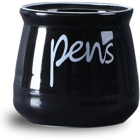 ONTUBE Porcelain Pens Holder Stand,Ceramic Pencils Holder (Turquoise)
