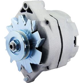 GM 1 Wire Alternator Self Exciting New Delco one wire 10SI SBC BBC 63A Replacement for Chevy 350 GM Ford 334-2614 1100125 ADR0325 40012370 7127SEN Replace Older Equipment