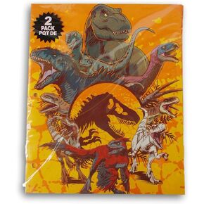 Jurassic World Folders Bundle - Set of Two 3-Hole 2-Pocket Portfolio Folders