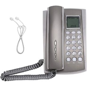 Corded Telephone,Fixed Wired Desktop/Wall Landline Phone with Caller ID for Home/Office/Hotel