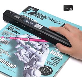 ماسح ضوئي للمستندات مقاس A4 مزود ببطاقة ذاكرة سعة 16 جيجابايت محمول باليد بدقة 900 نقطة في البوصة JPG PDF وماسح ضوئي للصور in Kuwait