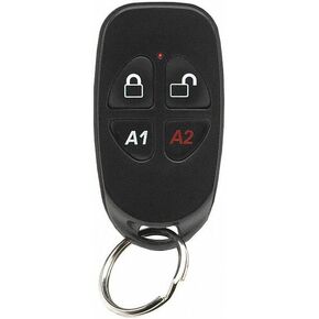 NAPCO GEM-KEYF Compact 4-Button Key-Chain Remote (One Pack) (One Pack)