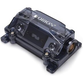 Orion XTR OWFHANL2044SQ حامل فيوز مضمن مع غطاء عازل، مدخل/مخرج قياس 0/2 مع محول، حامل فيوز ANL لمضخم صوت السيارة | قطع غيار السيارات، السيارات، البحرية (تتضمن صمامات 150 أمبير)