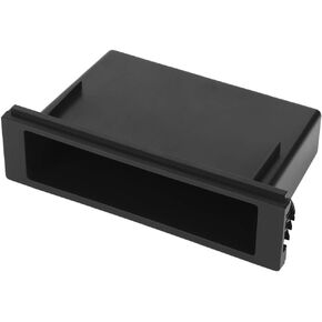 Storage Box For Car Radio,Single Din Pocket For 2006 Mark Lt,Deluxe Dash Insert Pocket For Din Type Radio,Vehicle Mount,1Din Car Stereo Radio Storage Box Inner Organizer