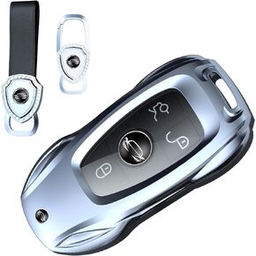 Zinc Alloy Metal Car Key Fob Case for Mercedes Benz, Key Fob Cover Case Holder Protector Shell Accessories