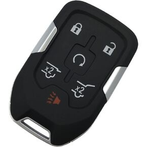 Replacement Smart Keyless Entry Remote Control Key Fob Case Cover for 2019 2020 2021 2022 Chevrolet Chevy Silverado 1500 2500 2500HD 3500HD GMC Sierra 1500 2500HD 3500HD Car Key Fob Shell (Type-A)