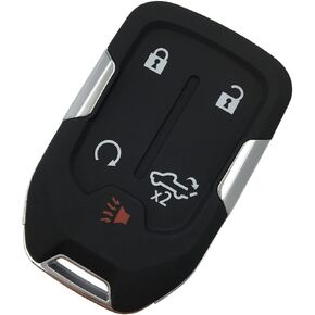 Replacement Smart Keyless Entry Remote Control Key Fob Case Cover for 2019 2020 2021 2022 Chevrolet Chevy Silverado 1500 2500 2500HD 3500HD GMC Sierra 1500 2500HD 3500HD Car Key Fob Shell (Type-A)