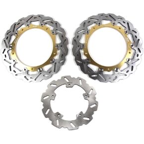 دوارات قرص الفرامل الأمامية الخلفية من Arashi لسيارات BMW S1000RR 2009-2018 / S1000R 2014-2017 NAKED 2014-2018 ملحقات استبدال الدراجات النارية S 1000 RR R S1000 1000RR 1000R Gold 2011 2012 2013 2015 2016