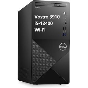 Dell Vostro 3910 Tower Business Desktop Computer, Intel Hexa-Core i5-12400 CPU (Beat i7-11700), 4GB DDR4 RAM, 256GB PCIe SSD, DVDRW, WiFi 5, Bluetooth 5.0, Keyboard & Mouse, Windows 11 Pro, Tichange