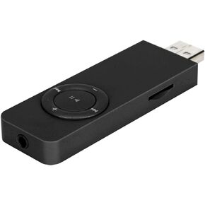 MP3 Player, Portable Media Digital MP3 Music Player Compact for Listening to Music(Black)