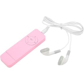 ASHATA MP3 Player, 64GB Portable Digital Lossless Music MP3 Player, Portable HiFi Sound Mp3 Music Player, E Book Listen to Novels Mini Player, for Students Kids(White)