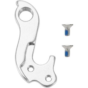 Bike Derailleur Hanger GH-085 Derailleur Hook Bicycle Rear Tail Hook Aluminum Alloy with 2 Screws Compatible with Marwi Compatible with Cube Wheel, Silver
