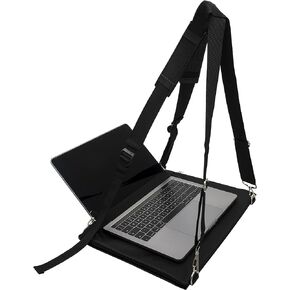 Laptop Harness - Walking Desk-Hands Free Portable Wearable Desk with Adjustable Straps for up to 16" Laptop, MacBook, Notebook- Complete with Microfiber Cloth in Saudi Arabia