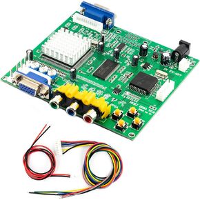 for GBS8200 Arcade Game Video Converter Board CGA/EGA/YUV/RGB to VGA Output Module 1 Channel GBS-8200 Monitor LCD HD CRT Latest Version