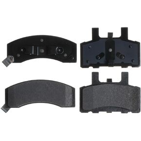 ACDelco Silver 14D370MH Semi-Metallic Front Disc Brake Pad Set with Hardware