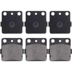 MOTOKU Front & Rear Brake Pads for Sportrax 300EX 400EX TRX250X TRX400X ATC 250R 200X for Yamaha Raptor 350 660