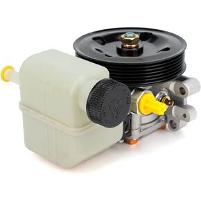Qagea Power Steering Pump Assembly with Pulley & Reservoir Compatible with Mazda CX-7 2007-2012 L4 2.3L & 2010-2012 L4 2.5L Replaces EG2132600A BGJ6E32600B in Saudi Arabia